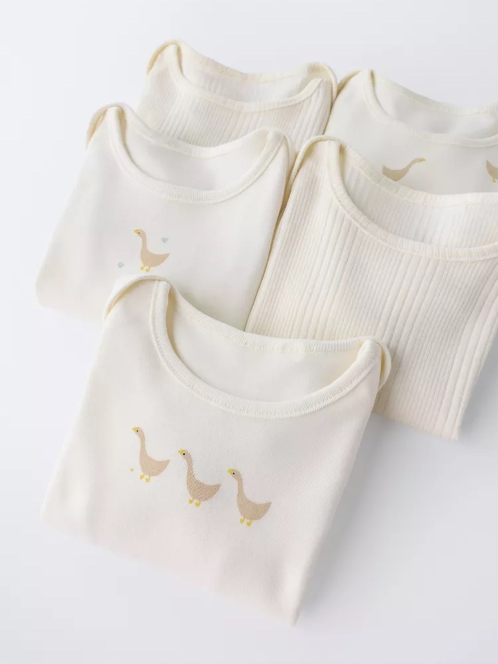 Zara Geese Bodysuits Bundle of 5 3-6 Months